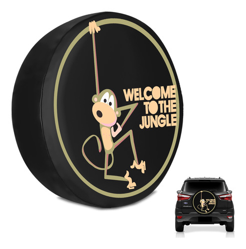 Capa Estepe Ecosport 2012 2013 2014 Welcome Jungle Cadeado