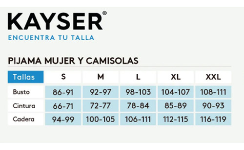 Pijama Mujer Algodón 60.1564 Kayser