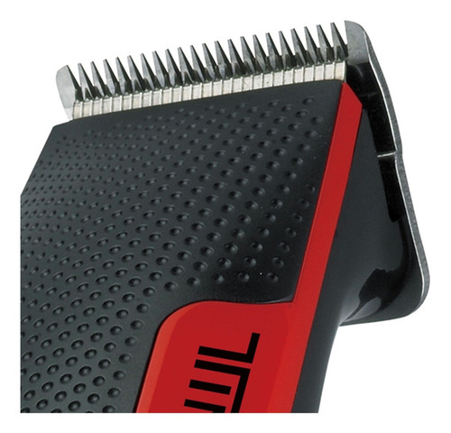 Máquina Para Corte Cabello Timco De Uso Domestico Negro/rojo Negro