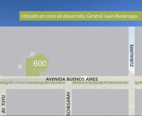 Terreno En Venta Av Buenos Aires, Gral Madariaga, Bs As 