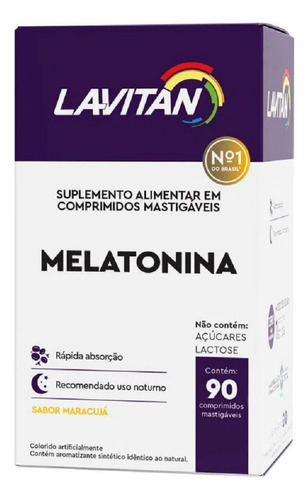 Lavitan Melatonina 90 Comp Mastigáveis