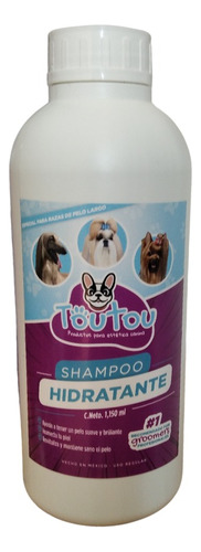 Shampoo Tou Tou Hidratante Perros De Pelo Largo 1,150ml