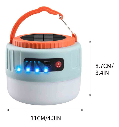 Luz Led Para Acampar, Luces Creativas Para Exteriores, Recar