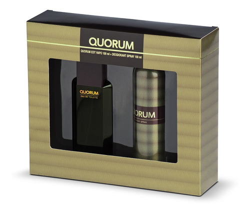 Estuche Quorum Edt 100ml + Desodorante 150 Ml