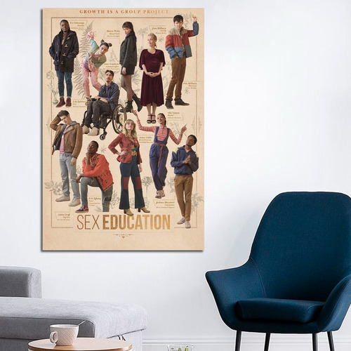 Cuadros Decorativos Series Sex Education (60x40 Cm)