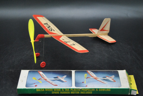 Antiguo  Juguete Avion Planeador Vintage Coleccion 