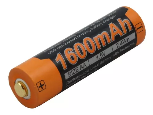 Bateria Recargable Aa Usb Fenix Arb-l14 1600mah 14500 1.5v