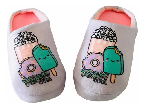 Pantuflas Mujer Varios Diseños Planta Goma Antideslizante