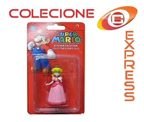 Boneco Chaveiro Peach Super Mario Bros Game Console Ps3 Xbox