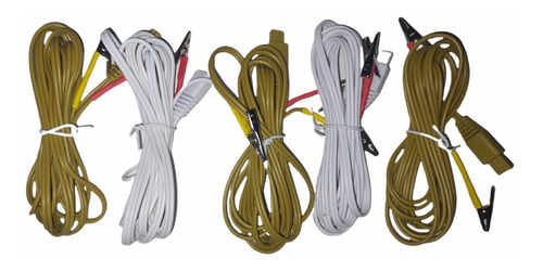  6 Cables Caiman Para Electroestimulador Kwd808-i