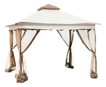 Comprar Gazebo Toldo Carpa Reforzado Plegable Jardin Imperm 3.6x3.6m