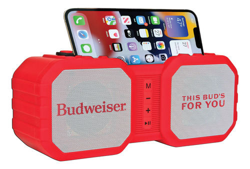 Budweiser Altavoz Bluetooth Resistente Con Soporte Para Tel