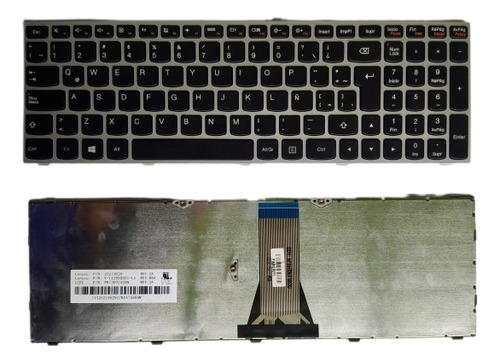 Teclado Lenovo G50 Z50-70 G50-70 G50-45 B50 B50-70  Plateado