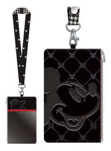 Monogram Disney Mickey Mouse Deluxe Porta Pasaporte Color Multicolor Diseño De La Tela Liso