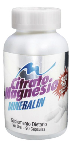 Citrato De Magnesio Mineralin 90 Ca - Unidad a $500