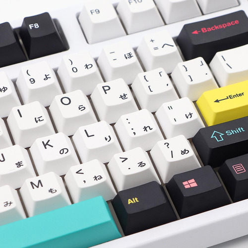 121 Chaves Diy Pbt Key Caps Keycaps Para Gk61 64 84 Japonês