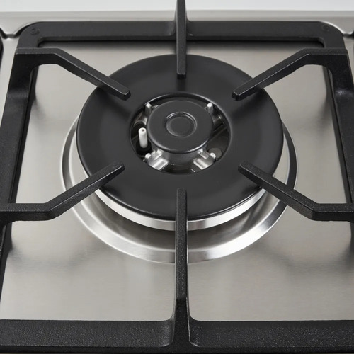 Cooktop À Gás Fischer 5 Bocas Com Mesa Inox Escovado Bivolt Inox
