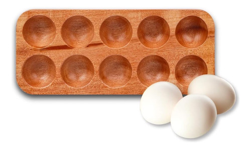 Soporte Para Huevos De Madera Para Huevos De Diablo, Exhibic