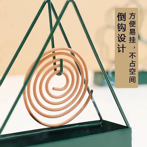 Incensario Triangular Con Soporte Para Incienso Repelente De