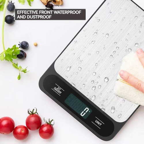 Zh Báscula Cocina Digital 10 Kg, Báscula Cocina Digital