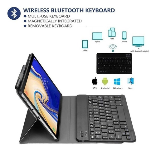 De Funda Teclado Retroiluminado Para Huawei Mediapad T5 10.1