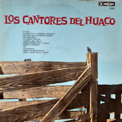 Vinilo Los Cantores Del Huaco