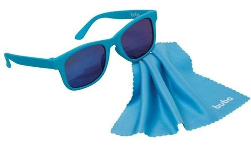 Óculos De Sol Buba ® Com Proteção Solar Uva E Uvb Azul 11742