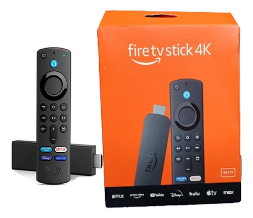 Fire Tv Stick 4k Ultra Hd Com Alexa, Wi-fi 6 Preto De Voz