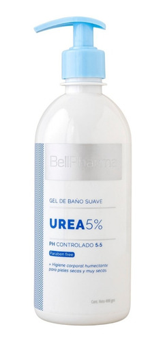 Gel Baño Suave Urea 5% Hidratación Profunda X490 Bellpharma