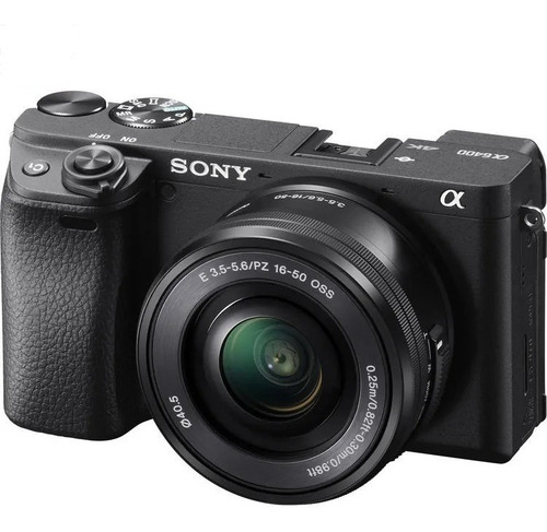 Sony A6400 16-50mm Oss + Bolsa + Tripé + Cartão 64gb Nf