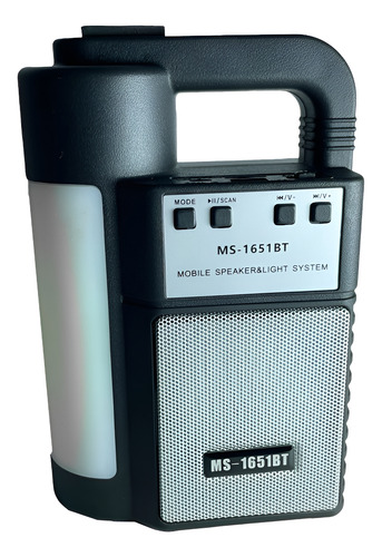 Parlante Pórtatil Bluetooth Con Luz Led Potente Radio Fm Ub