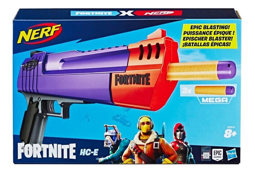 Pistola Nerf Fortnite Hasbro Lanzador + 3 Dardos Original