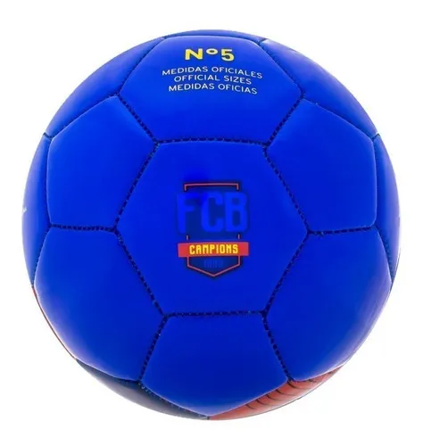 Pelota Futbol N° 5 Barcelona Drb Mundial Color Mundial