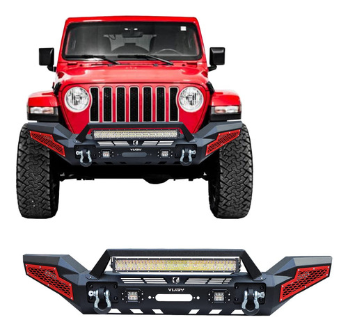 Vijay Parachoque Delantero Para Wrangler Jk Jku Jl Jlu Jt D