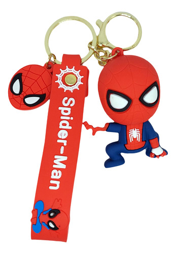 Llavero Spiderman Figura Goma Avengers