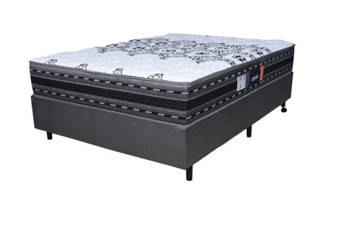 Sommier 2 Plazas Espuma Alta Densidad 180kg Altura 32cm