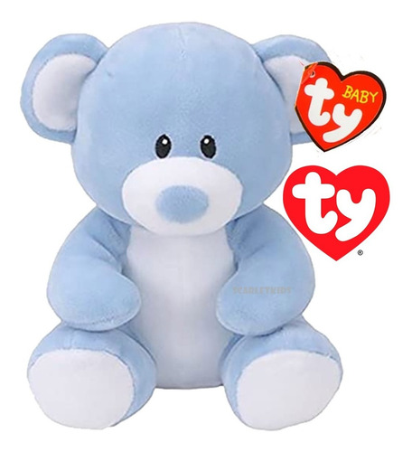 Imagen 2 de 6 de Ty Baby Peluche Mediano Lullaby Original Oso Scarlet Kids