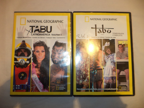 Tabú. Vol 1 Y 2. National Geographic. Dvd (Usado)