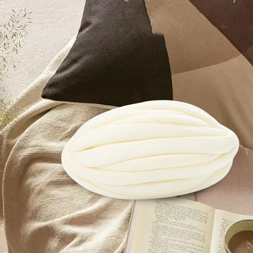 Hilo Grueso Grueso Para Tejer Hilo De Lana Leche Blanca