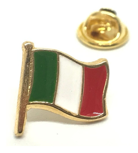 Pin Bandera Italia Pin Bandera Italiana Flameando