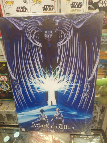 Cuadro Attack On Titan Eren Fundador En Tela Pvc 60x40