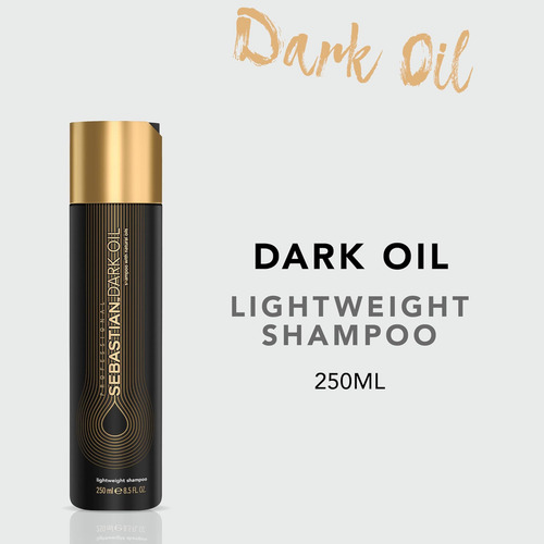Shampoo Leve Sebastian Professional Dark Oil, 8,4 Onças.