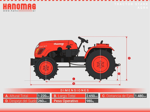Imagen 4 de 15 de Tractores Hanomag Parqueros Stark 25 Hp Nuevos Dolar Oficia