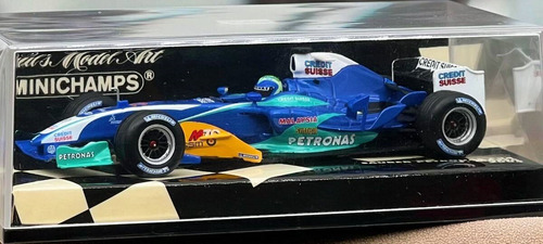 Sauber Petronas C24 F. Massa 2005 Minichamps 1/43 F1 Azul (Usado)