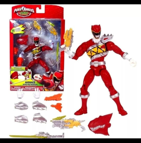 Power Rangers Dino Charge Red D Colección Unico (Usado)