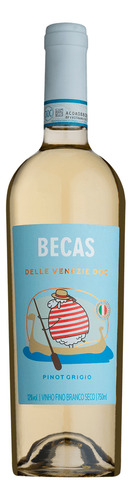 Vinho Becas Delle Venezie Pinot Grigio Branco 750ml
