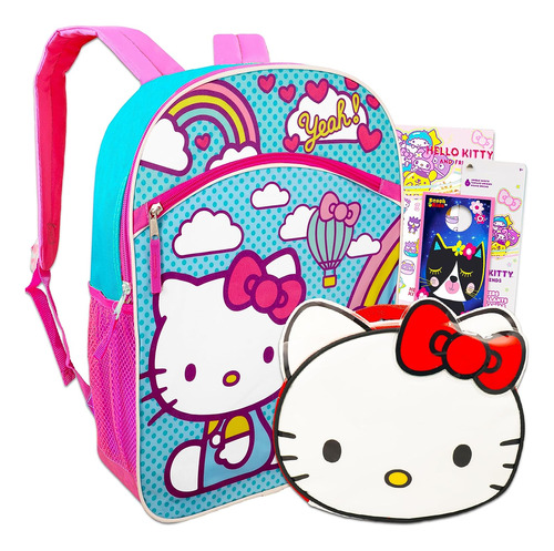 Set De Mochila Y Lonchera Hello Kitty Para Ninos Y Ninas -