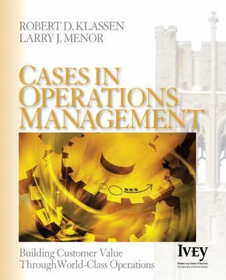 Libro Cases In Operations Management - Robert D. Klassen