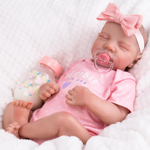 Bebes Reborns Hermosa Muñeca Realista Aori 45 Cm Suave