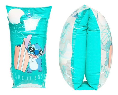 Flotadores Para Brazos Disney Stitch Pool Party Nuevos Agua